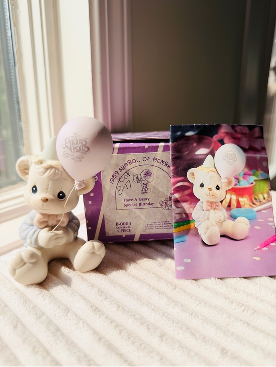 Precious Moments Other - Precious Moments ‘Have A Beary Special Birthday” Bear Figurine w/ Original Box 💝